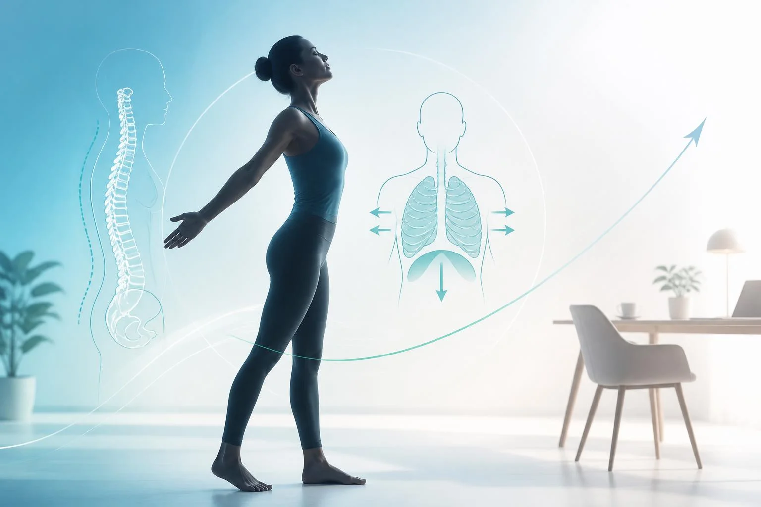 Posture et vitalité : les gestes qui protègent l’équilibre, la respiration et les douleurs